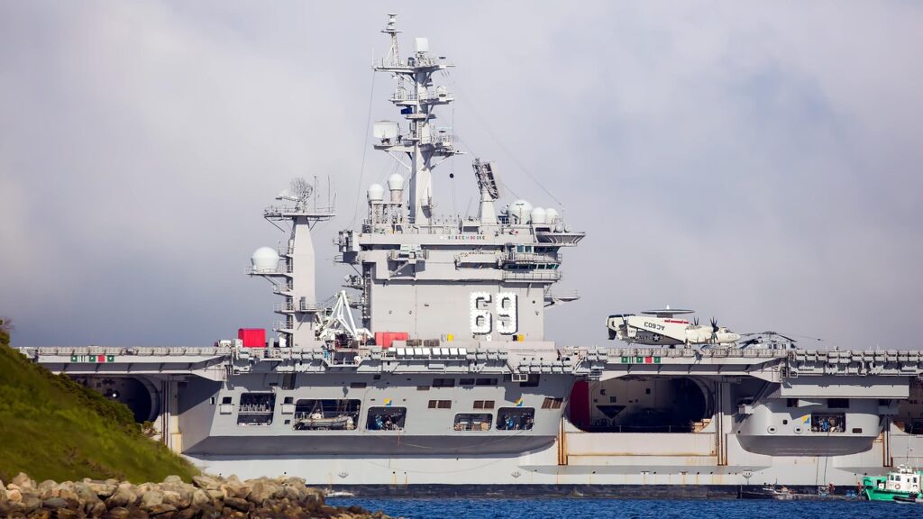 uss dwight d eisenhower, nature, aircraft carrier, ship, battleship, us navy, military, sea, fleet, marine